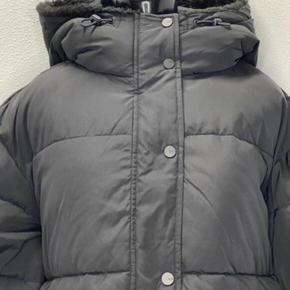 NEW UGG Womens Jacket Black Size S Kennedey Hooded Puffer Full Zip Polyester - Picture 11 of 12